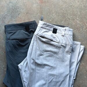 [Lot of 2] Vuori The Rise Performance Pants Men's Gray Size 33 Slim Fit Stretch